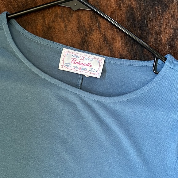 Panhandle Womens Tshirt Dress with pockets - Picture 3 of 3